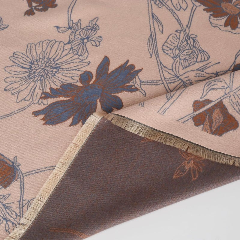 EXTREE Scarfs for Women Pashmina Silky Shawl Wrap for Evening Dressing Blanket Open Front Poncho Cape - Image 3